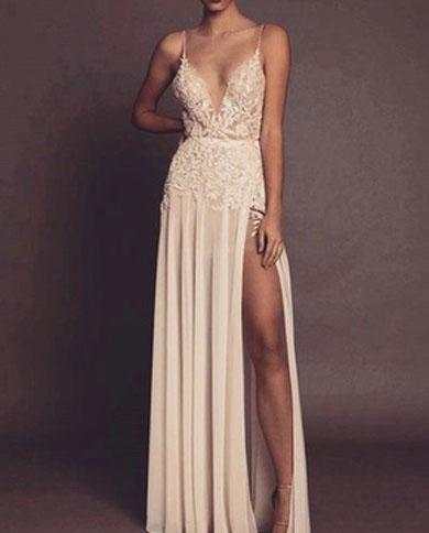 MADELINE side split prom dress