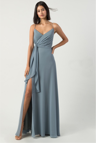KARYN split maxi dress