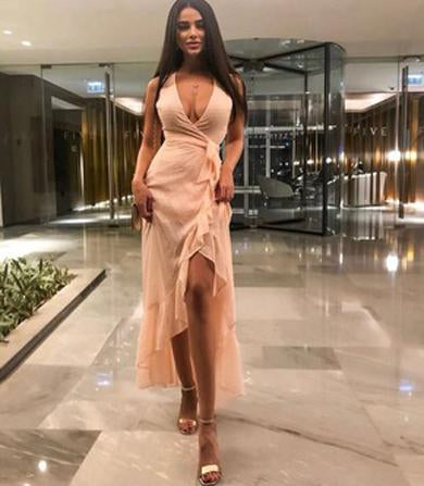 MARICELA flowy prom Dress