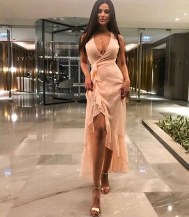 MARICELA flowy prom Dress