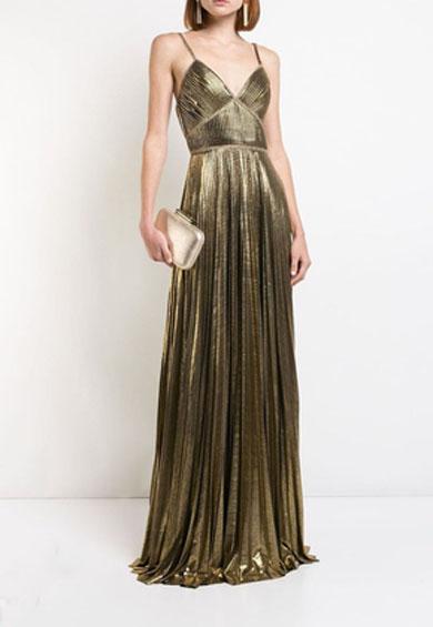 SONYA pleated prom dress