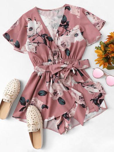 ROSANNA floral tie satin dress