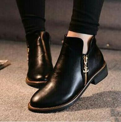 Zip Boots Shoes