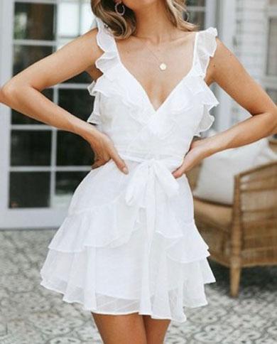 LYNNETTE pretty ruffly dress