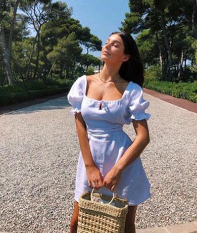 LYDIA puff short dress