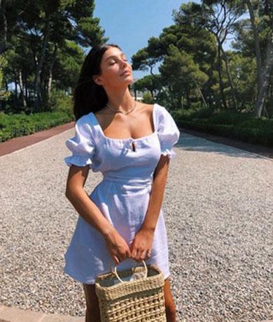 LYDIA puff short dress