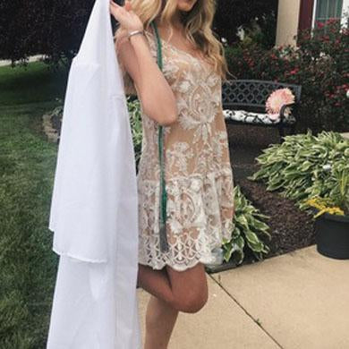 BRIANA party lace dress