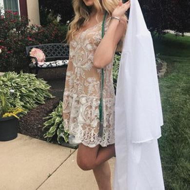 BRIANA party lace dress