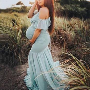 JERRY off shoulder ruffle satin dress