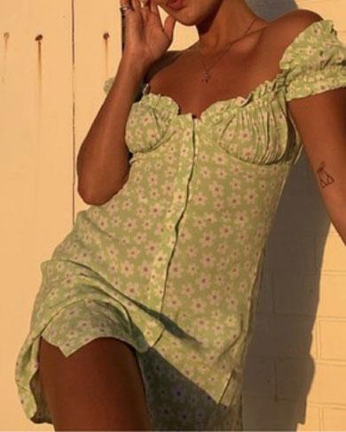 GENEVIEVE flower vintage dress