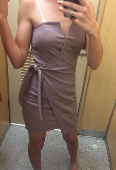 VERA bow tie boho dress