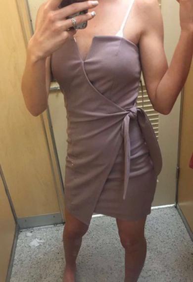 VERA bow tie boho dress