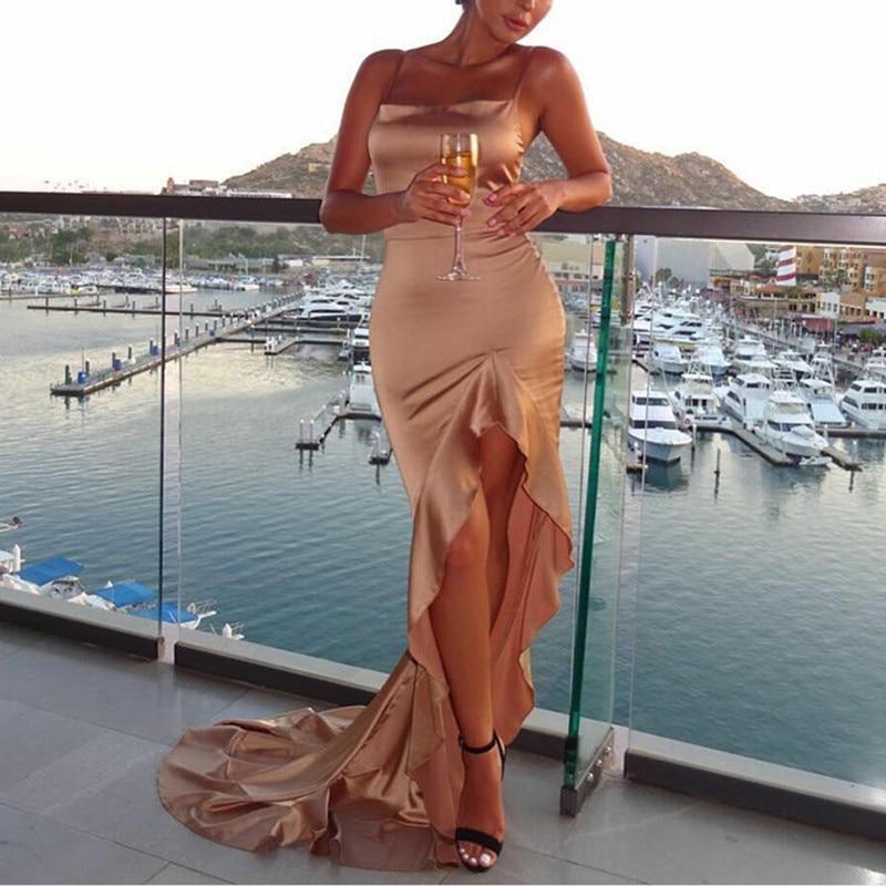 MARGARITA split maxi Dress