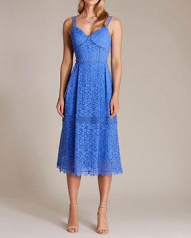 YESENIA midi lace dress