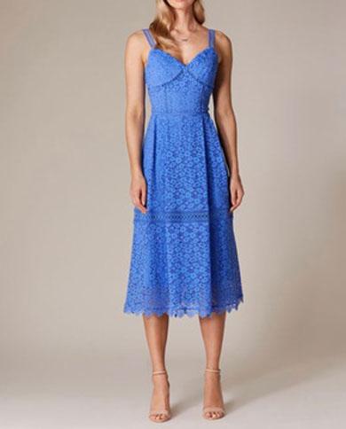 YESENIA midi lace dress