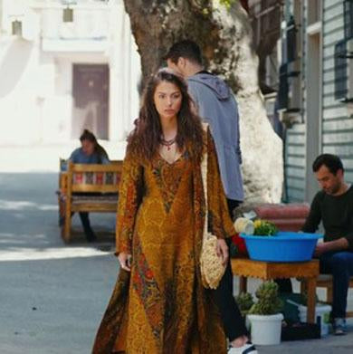 EVANGELINA bohemian long dress