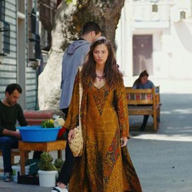 EVANGELINA bohemian long dress