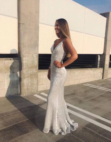 MITZI spakly prom dress