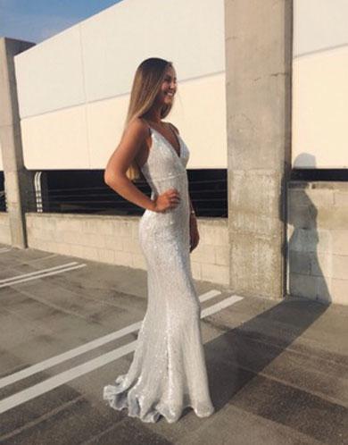 MITZI spakly prom dress