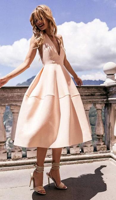 JODI v neck party dress