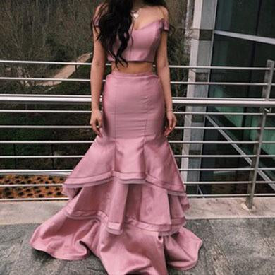 OPHELIA two piece satin dress