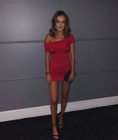 BRIGITTE short prom dress