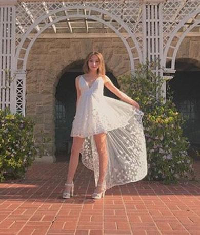 MADELYN sleeveless prom dress