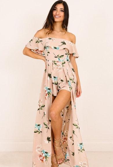 TAMARA off shoulder floral Dress