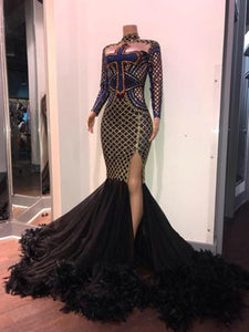 KAYE sequin prom Dress