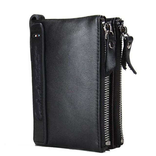 The Genuine Crazy Horse Cowhide Leather Men